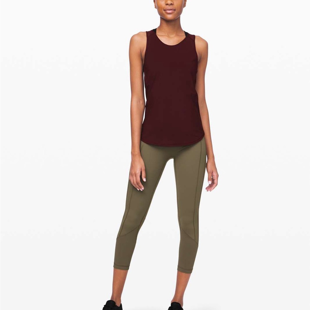 Lululemon Sculpt Tank- Garnet